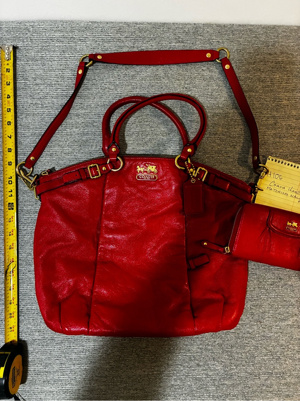 Coach Handbag and matching wallet